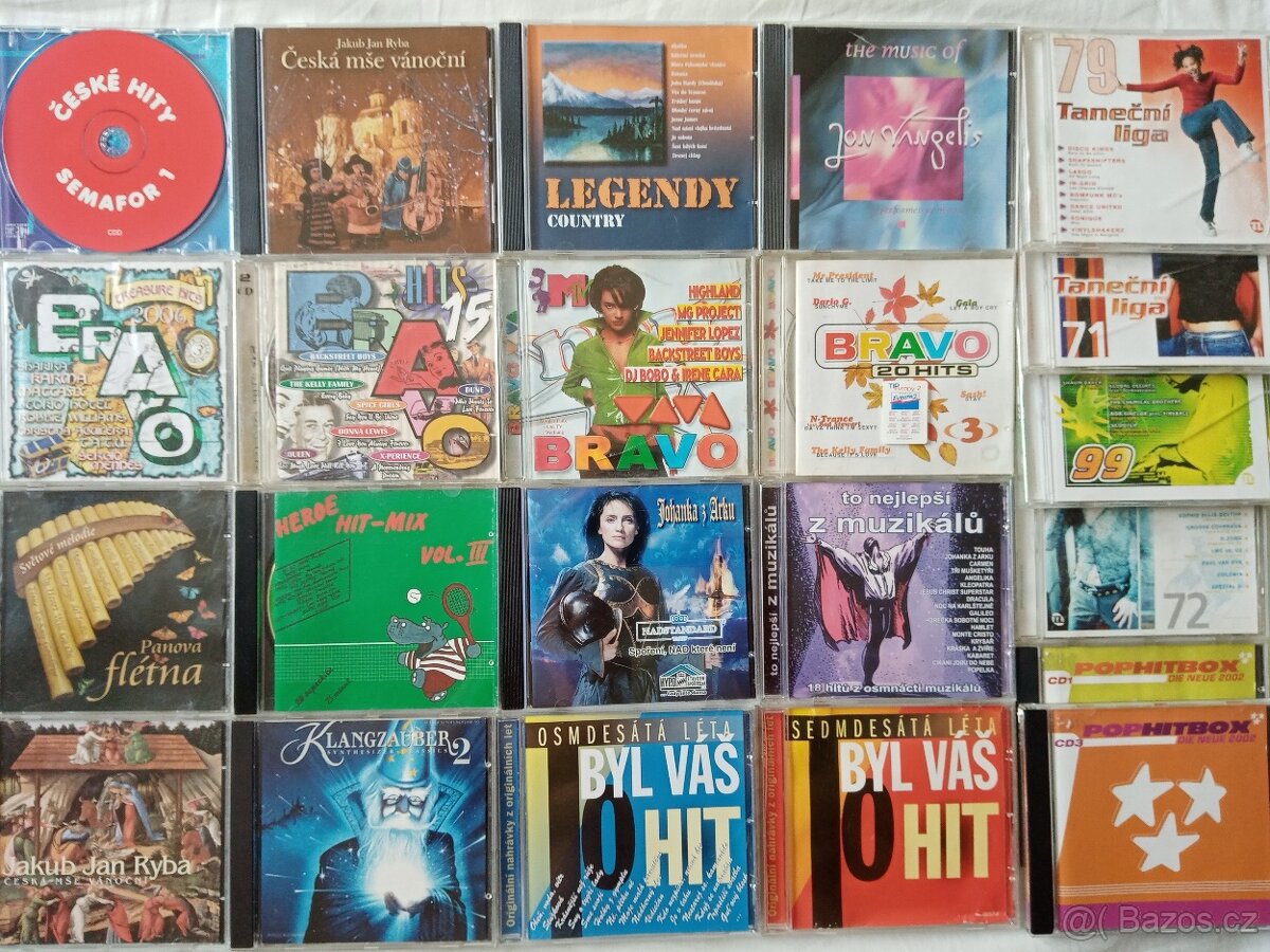 Nove foto 1.10.orig.CD výběry rock, dance, tribute od 59 Kč