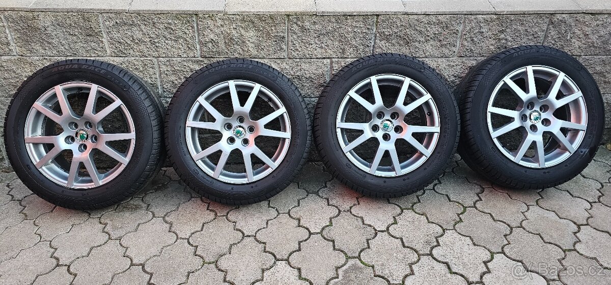 Originál alu Octavia 1 RS 5x100 205/55 R16 - 8,5mm letní