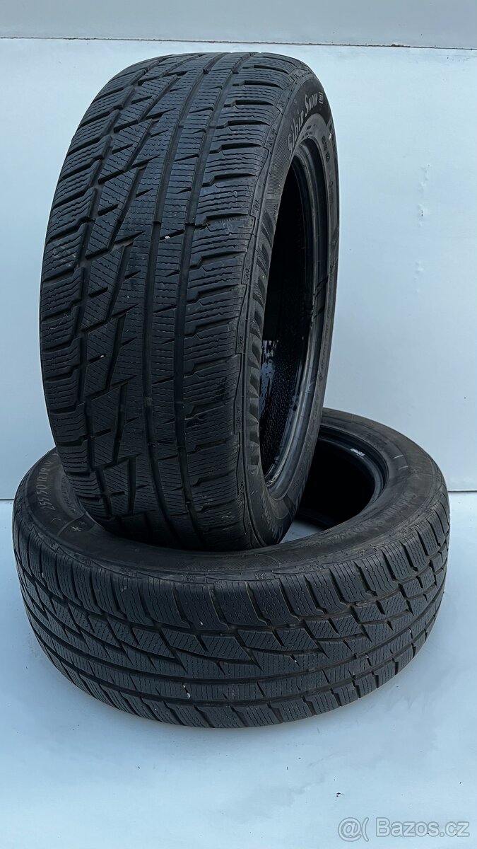 2x zimní pneu - 255/50 R19 107V - MATADOR - 7mm