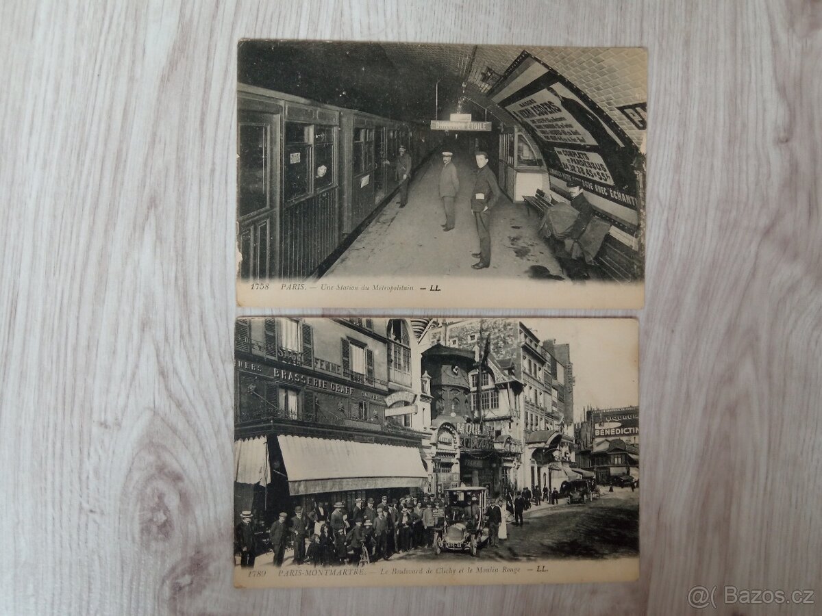 Staré pohlednice Paříž