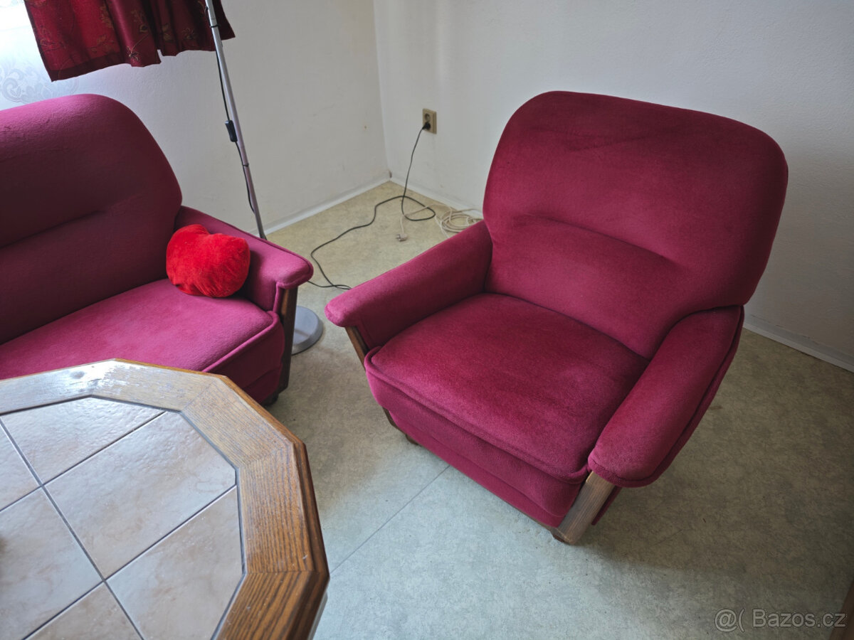 Rustikální sedací souprava