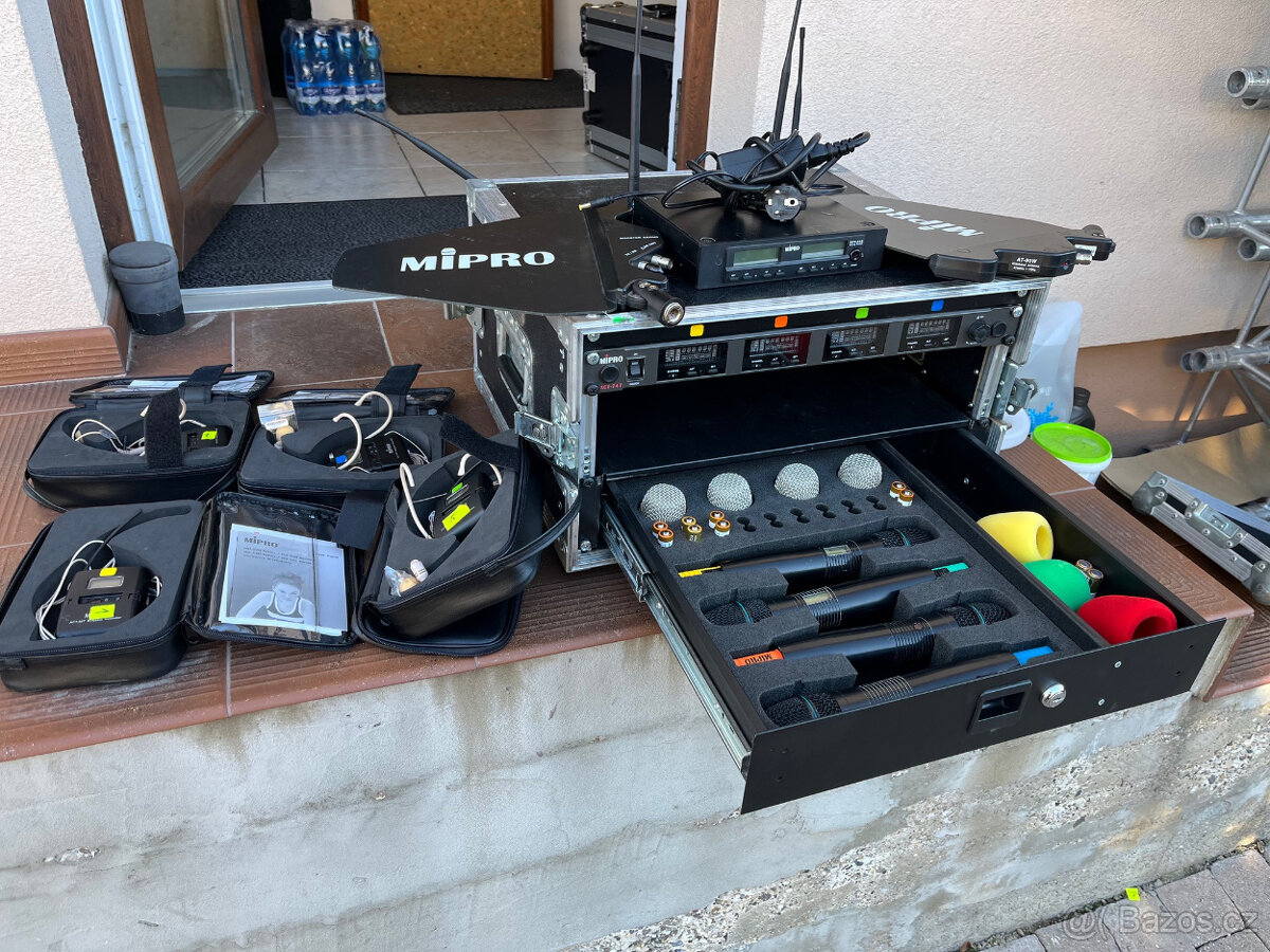 Mipro prijímače, handky, bodypacky