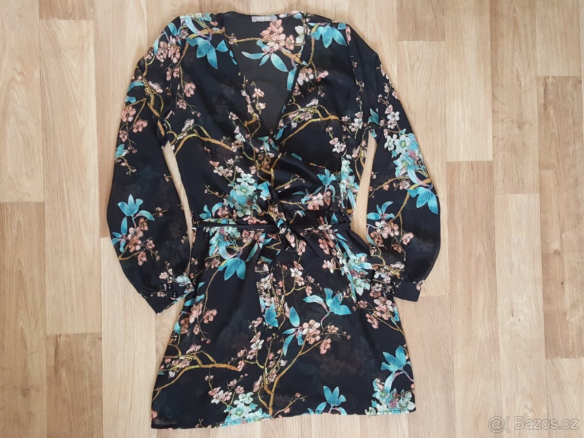 Šifonové šaty, vel. 34 XS, orsay