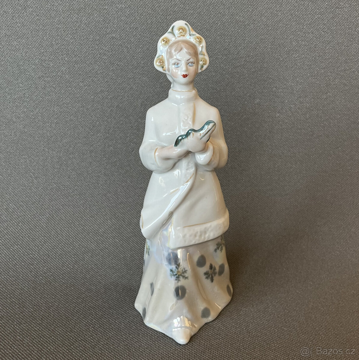 Porcelánová soška Sněhurka 25 cm, Polonne USSR
