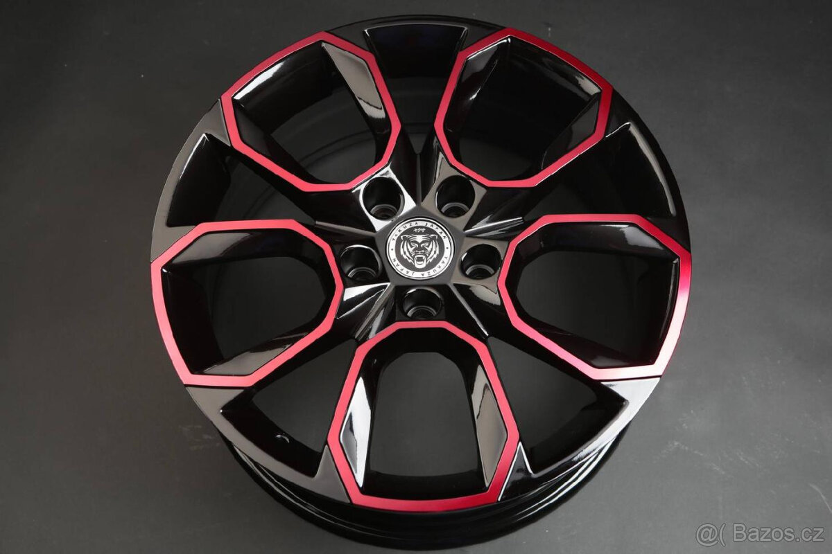 Alu kola 17"-18" 5x112 Yakuza Japan Extreme black+red