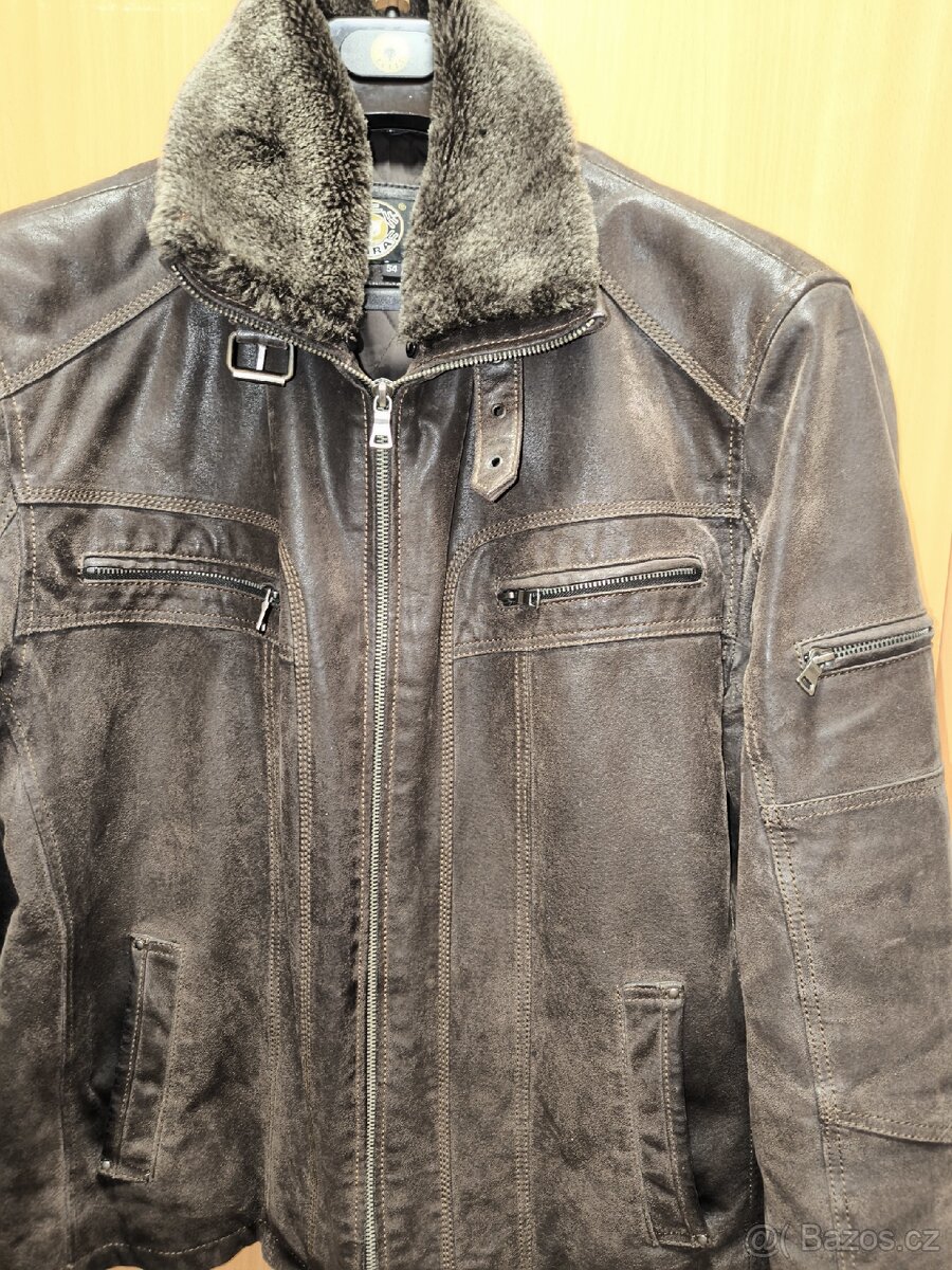 Pánská kožená bunda