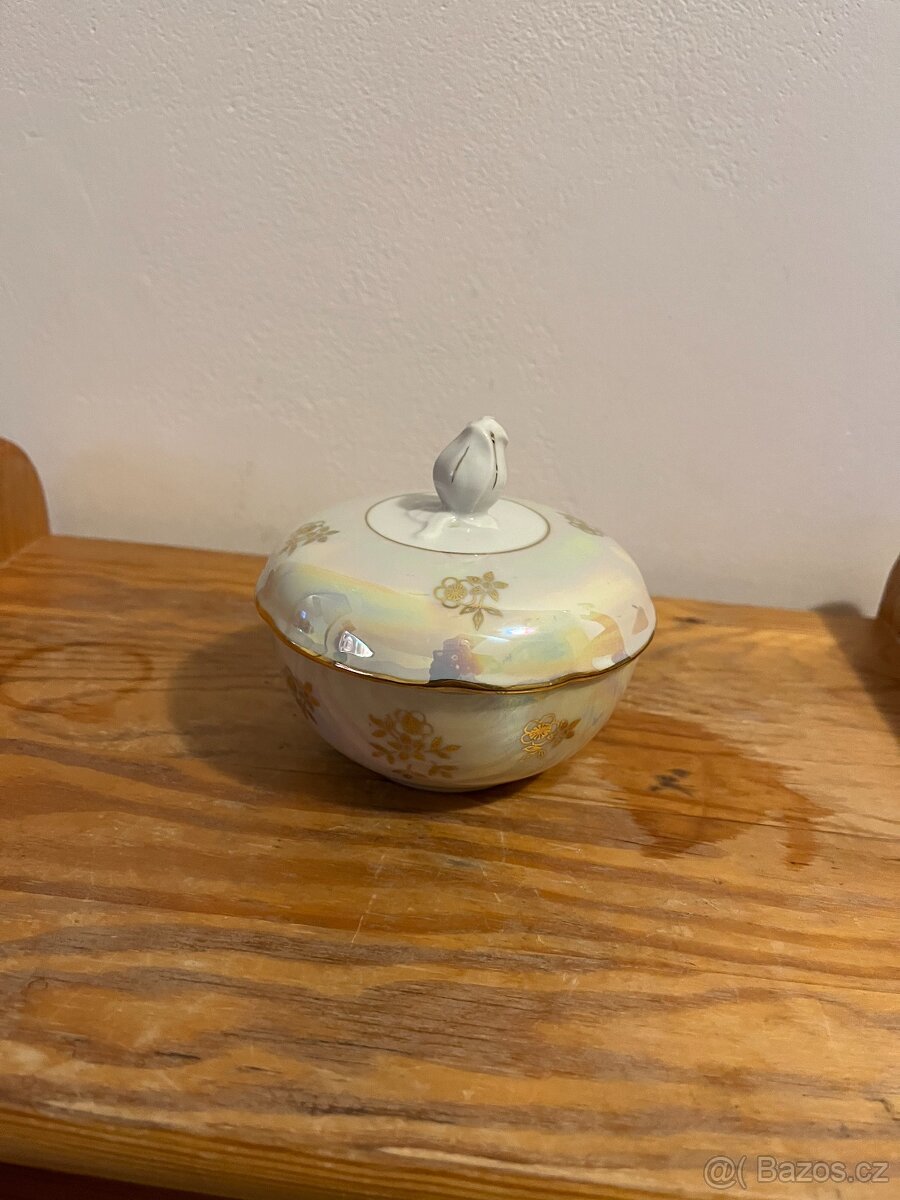 STARÝ PORCELÁN KAHLA MADE IN GDR - CUKŘENKA