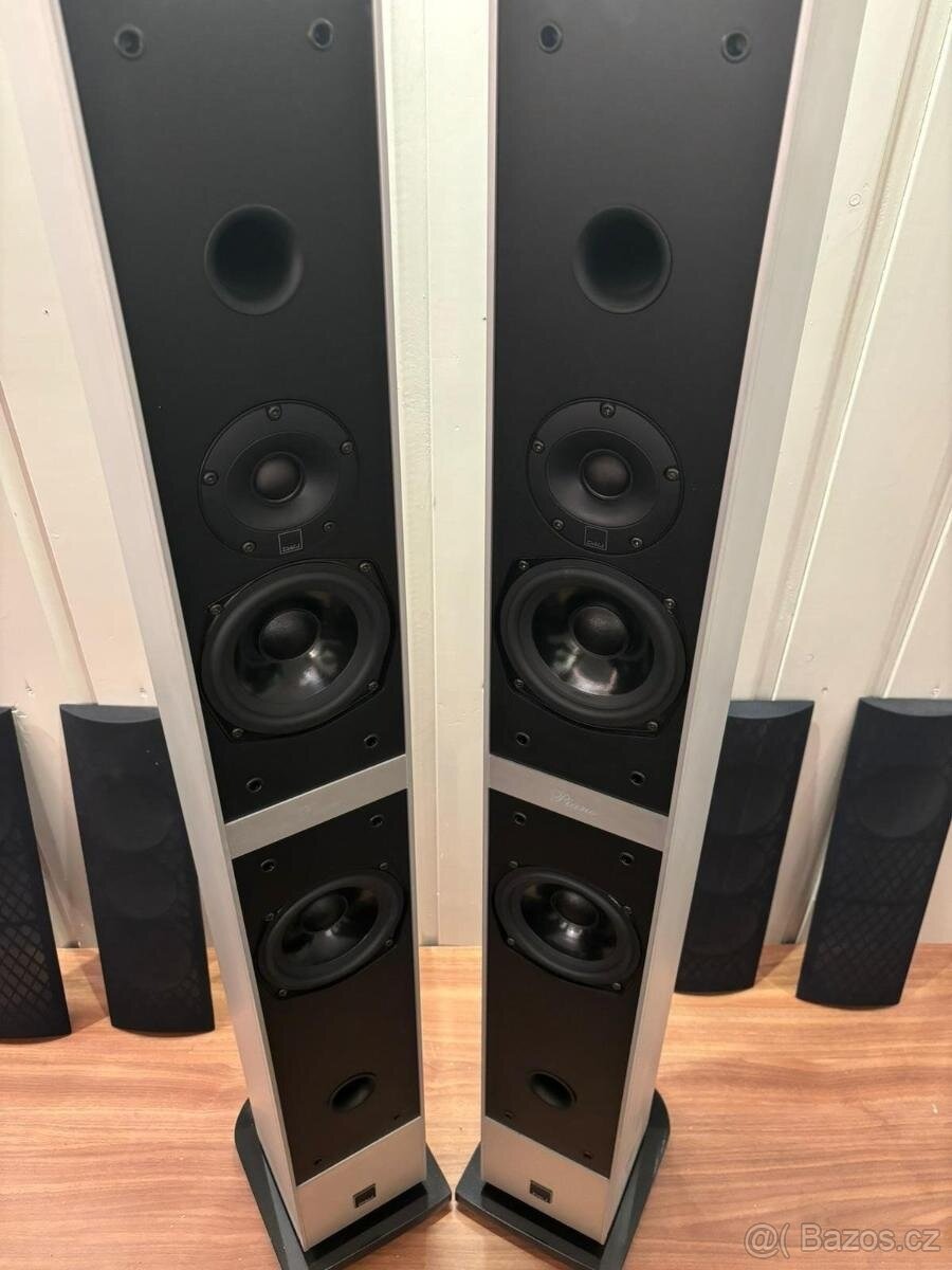 Exkluzivní DALI Piano/Noble sloupy+Forte Subwoofer, TOP stav