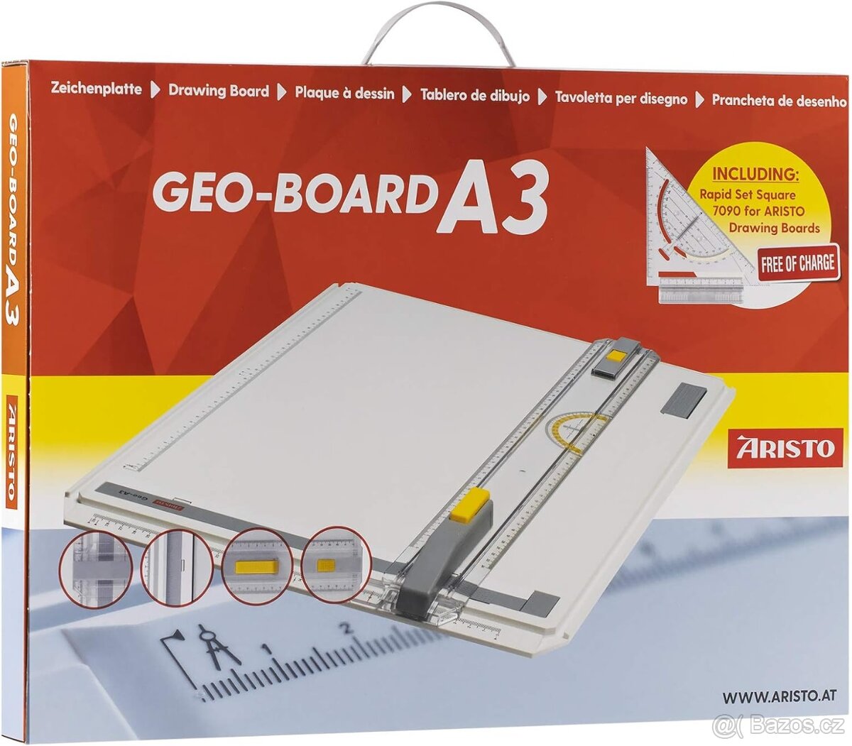 Rýsovací deska/prkno ARISTO GeoBoard A3