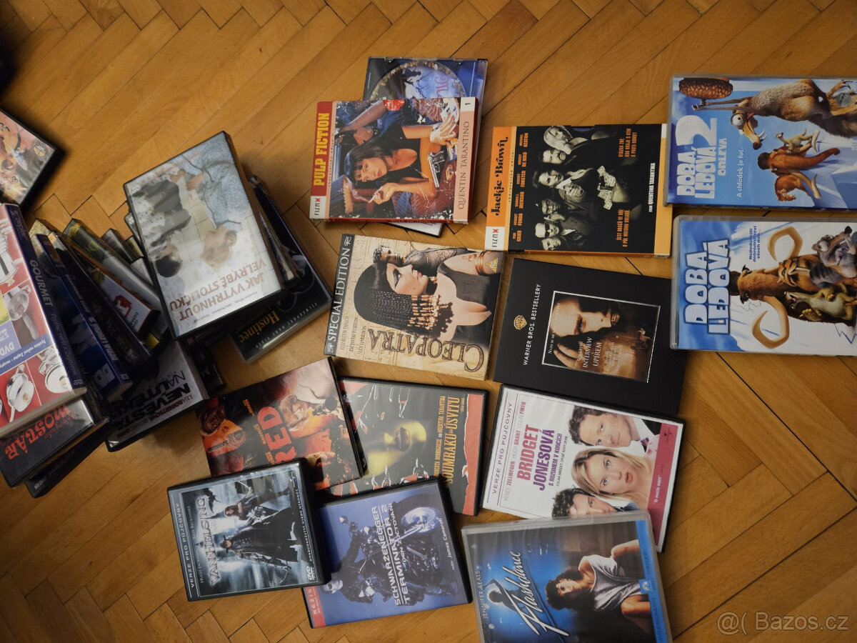 Originální DVD filmy - kolekce mix 300+ ks
