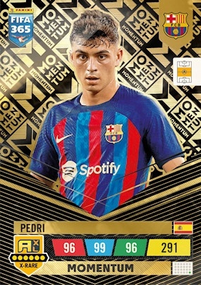 fotbalové karty FIFA 365 Pedri