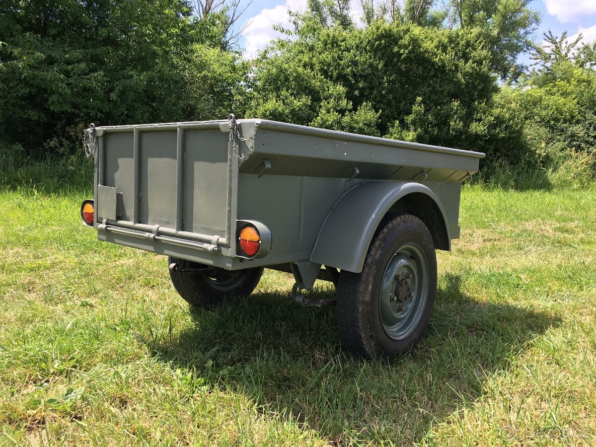 Přívěsný vozík vojenský typu Jeep/Bantam, r. v. 1955