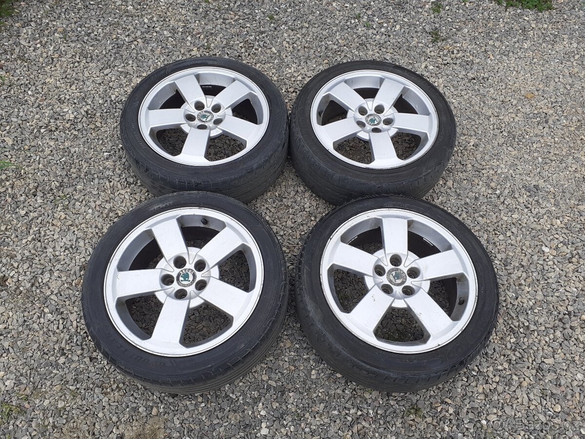 Alu kola orig. Škoda 6,5Jx16H2, 5x100, ET42