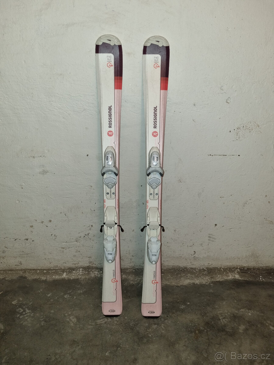 Dětské lyže Rosignol Famous Fun 120 cm + hůlky