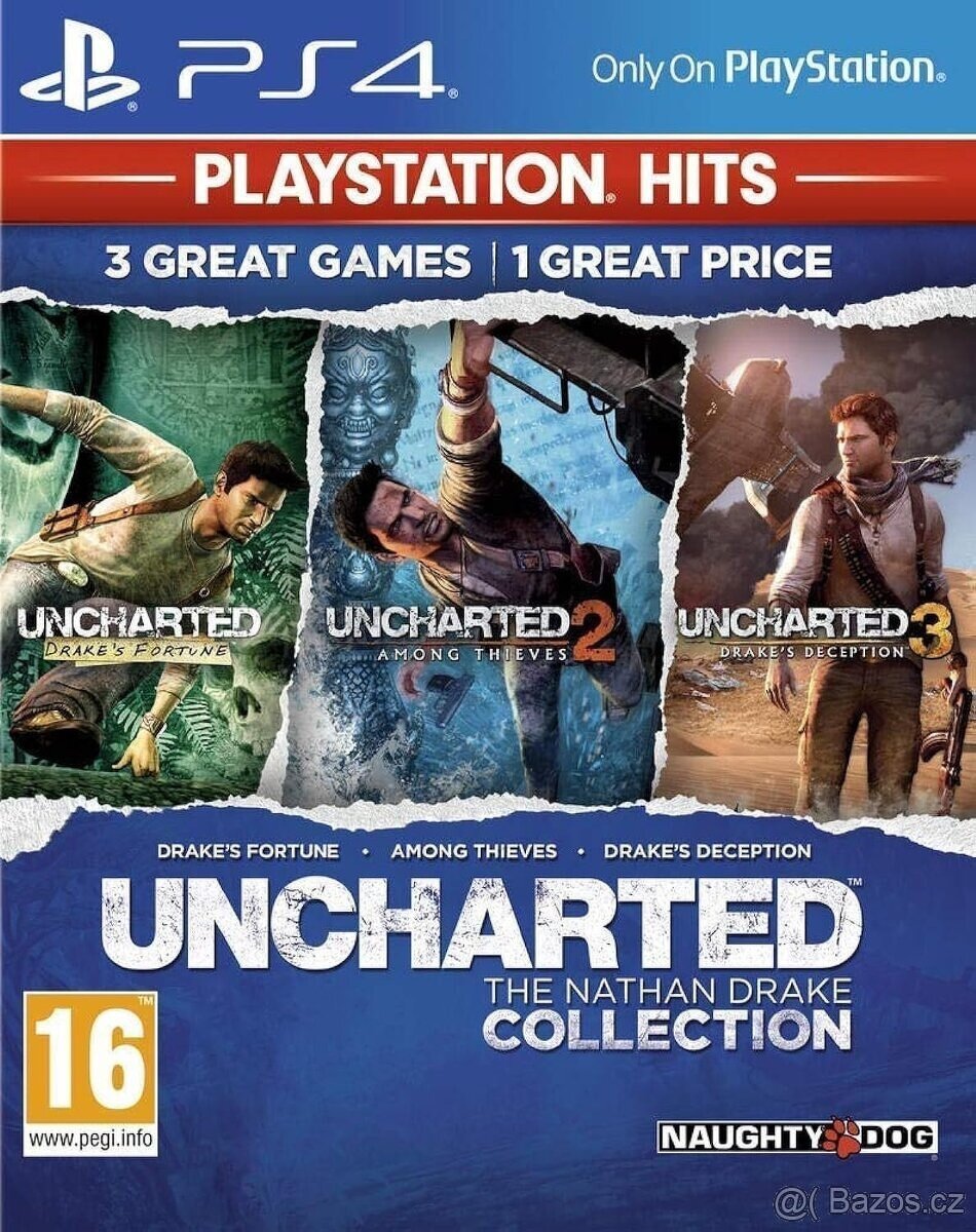 hra ps4 Uncharted 1,2,3