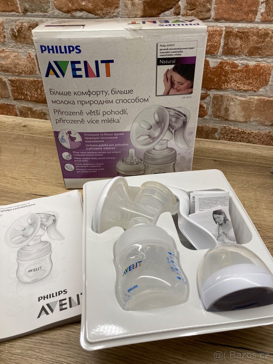 Odsávačka Philips AVENT+sáčky+BIBS dudlíky