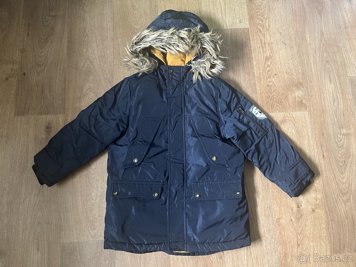 Dětská zimní bunda parka vel. 122