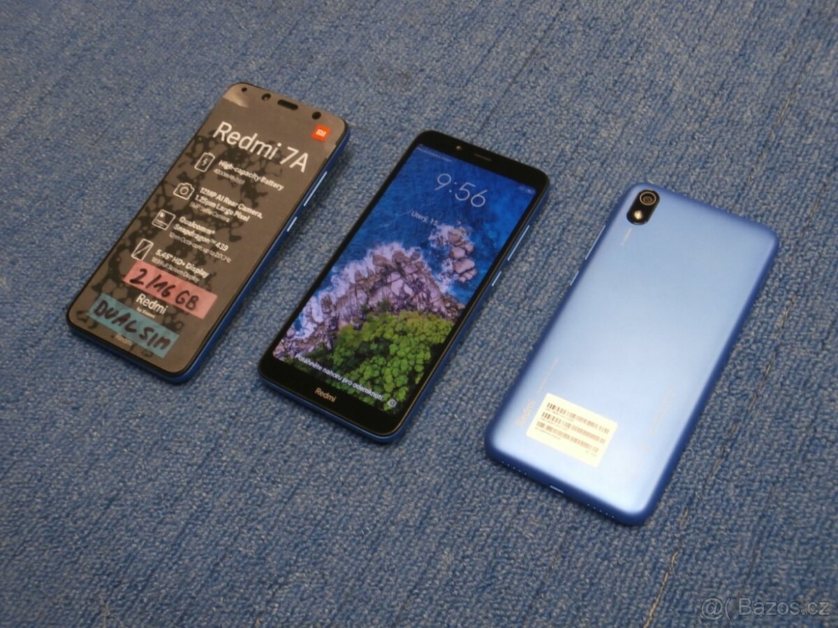 Malý 5,5" Xiaomi Redmi 7A LTE 2/16GB 13MP 4000BAT