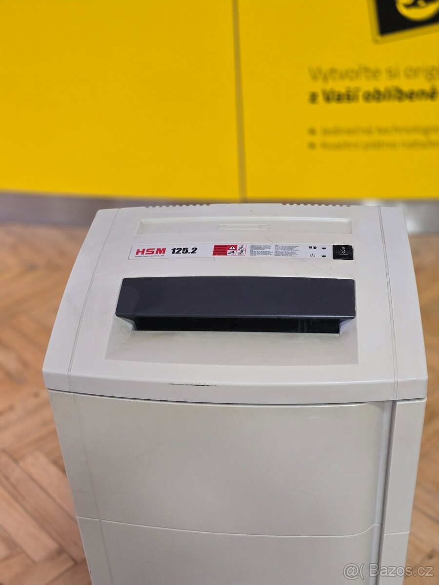 Skartovač HSM 125.2 / 1273.161.S Stupeň zabezpečení P4