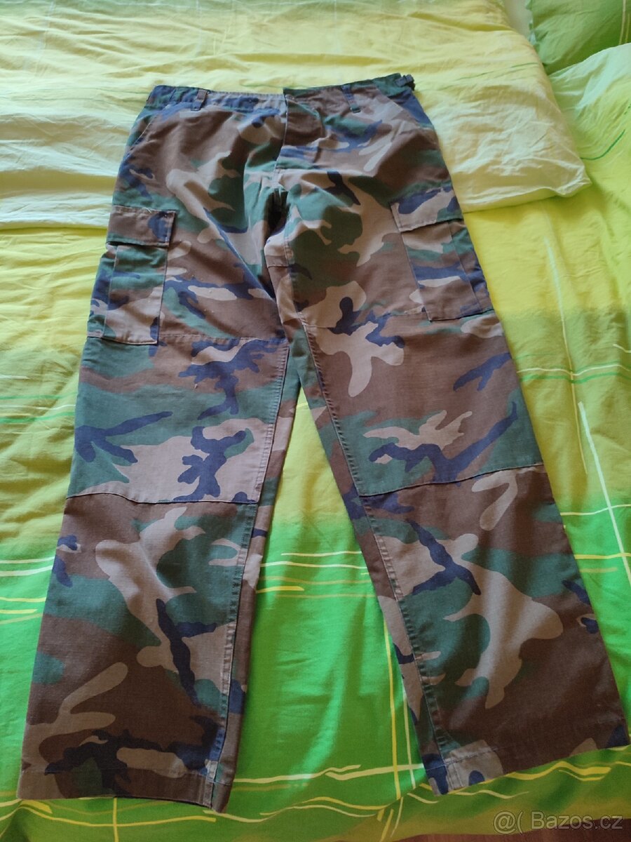 Kalhoty Woodland + kraťasy