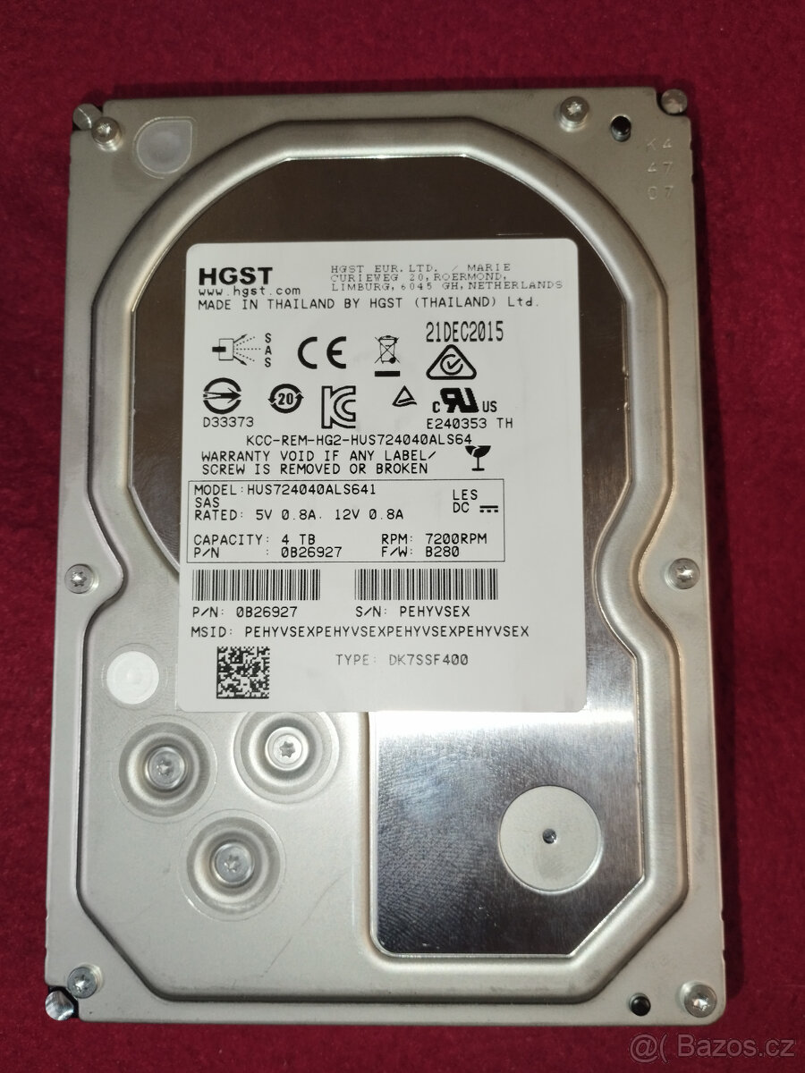 SAS HDD 4TB