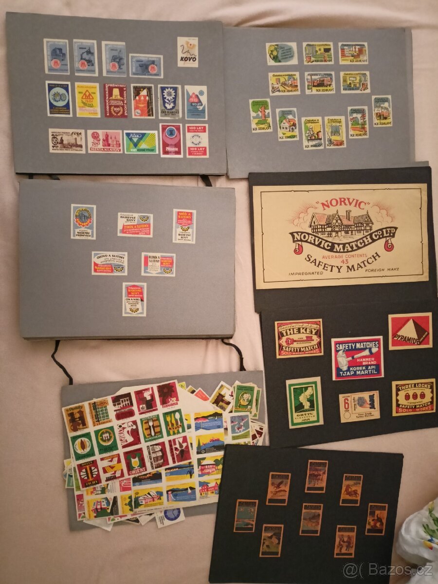 Obrázky od sirek staré album.