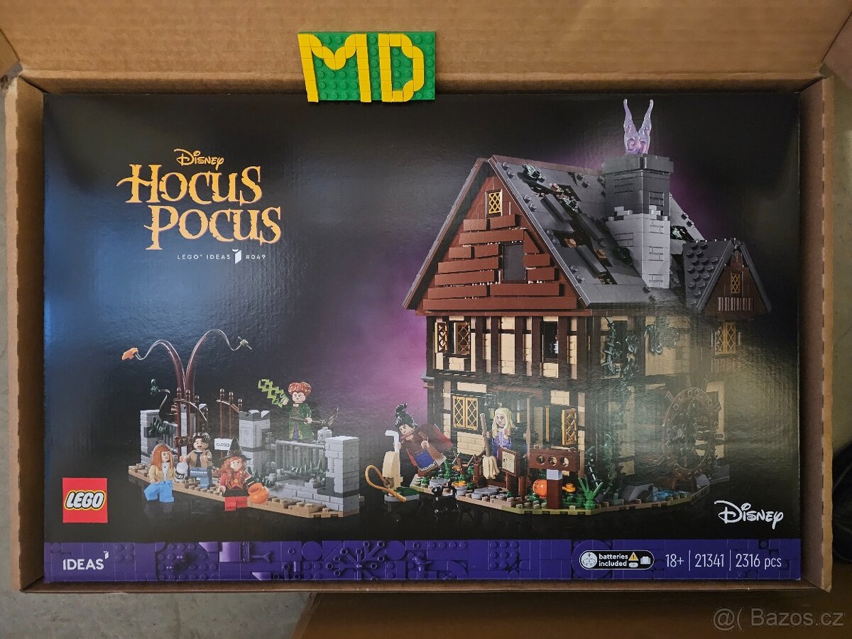 LEGO 21341 Disney Hokus pokus: Chatka sester Sandersonových