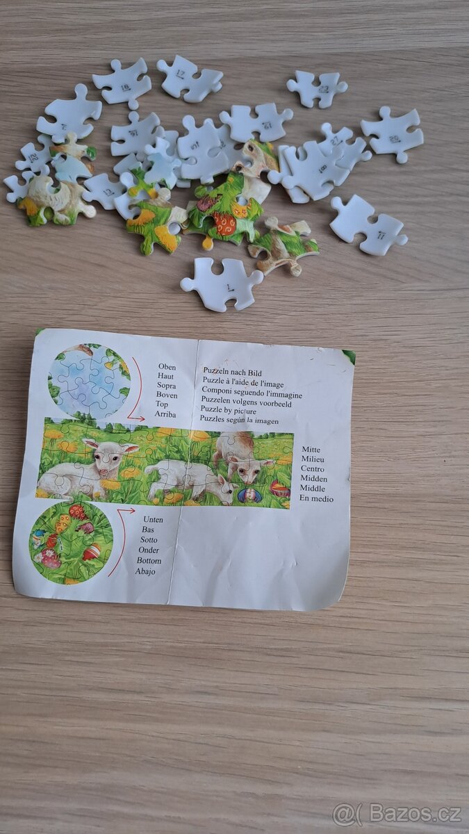 Ravensberger puzzle 3D vejce - jehňátko.