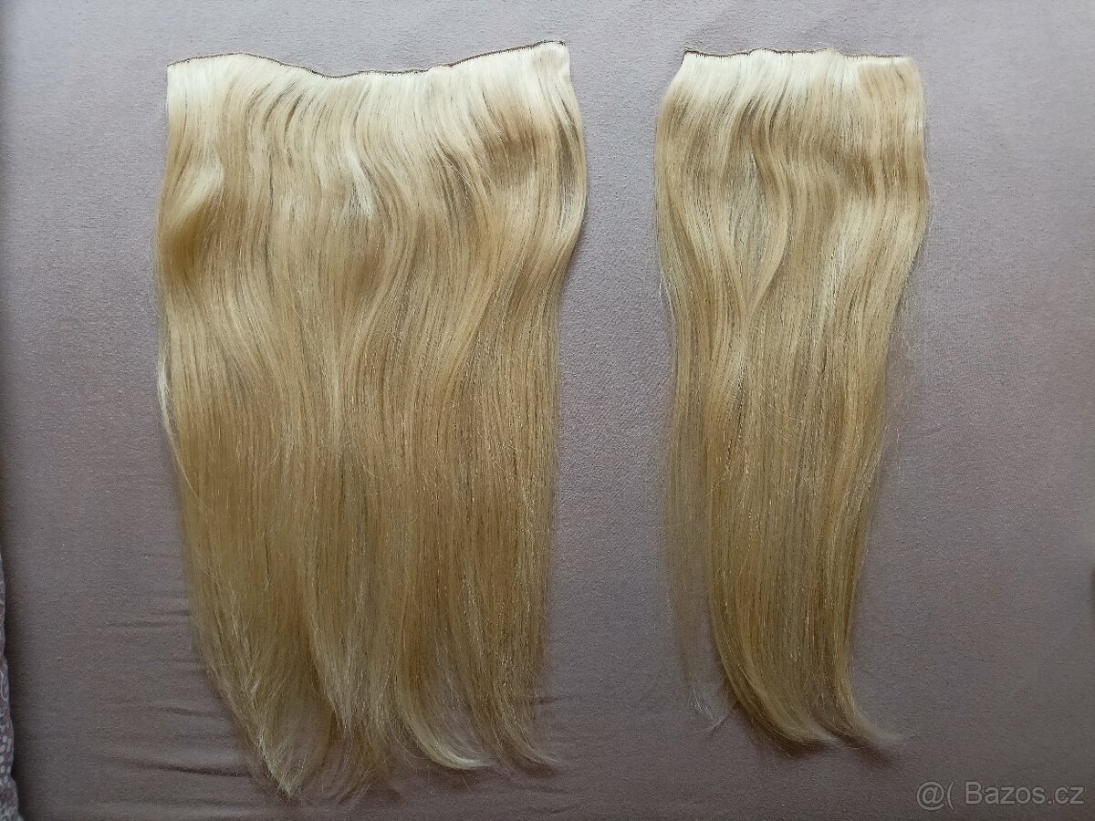 Připínací vlasy clip in