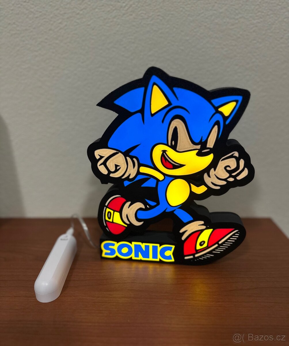 Lampička ježek Sonic