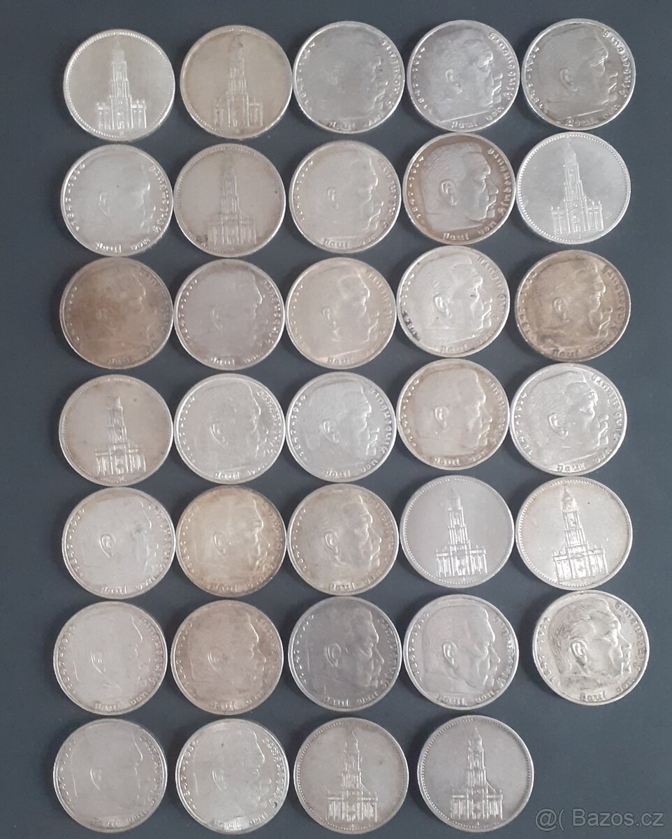 34ks říšských 5 marek