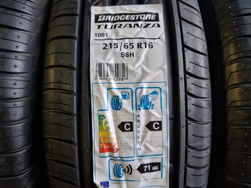 Letní nové pneu Bridgestone Turanza 215 65 16