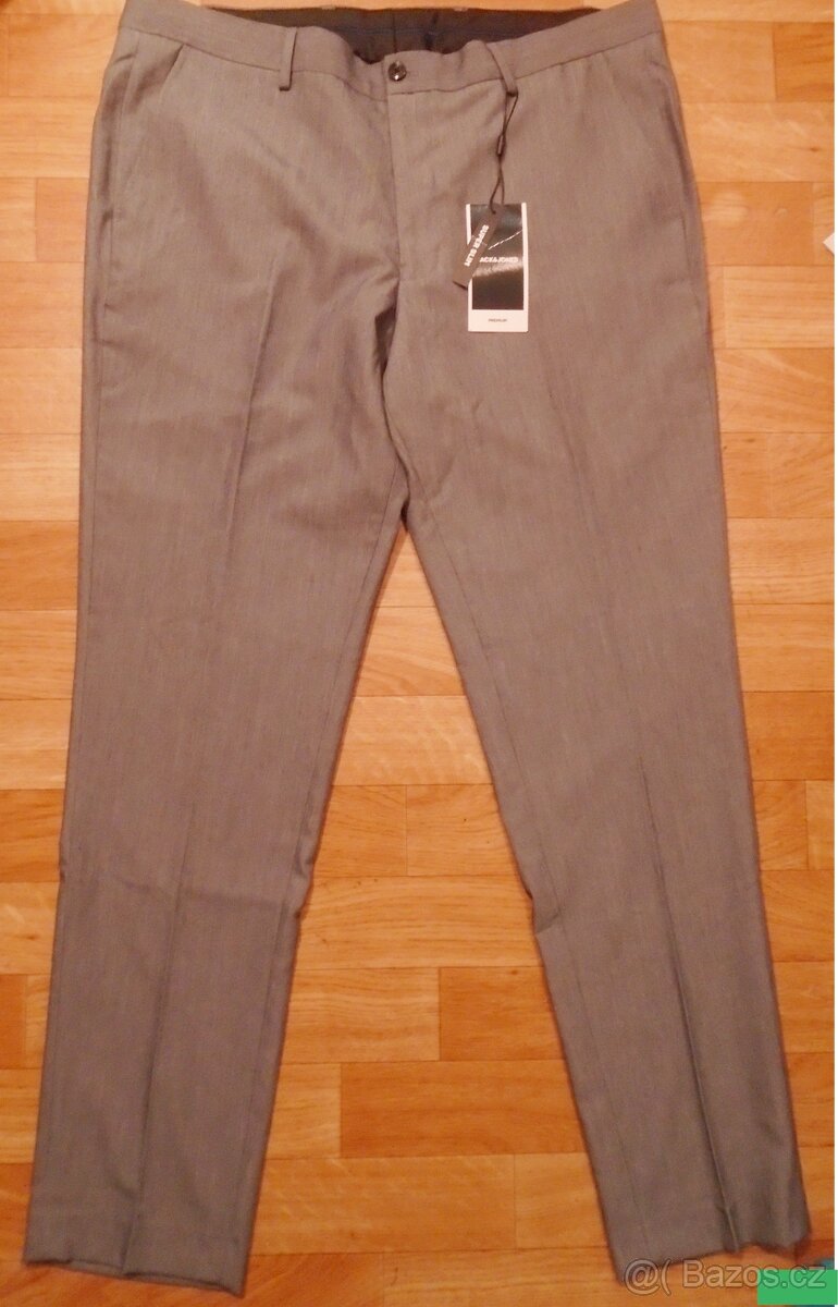 Pánské super slim formální kalhoty Jack&Jones/54-L/47cm/104c