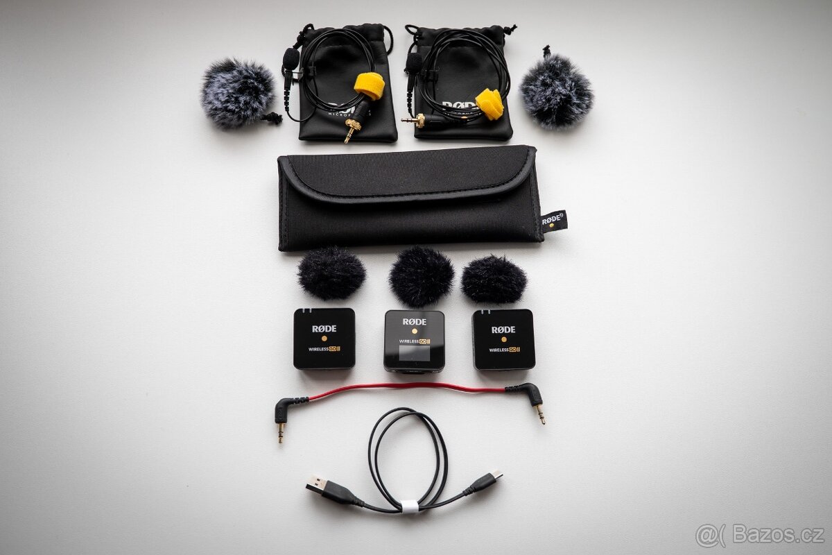Profesionální bezdrátový mikrofonní set – Rode Wireless GO 2
