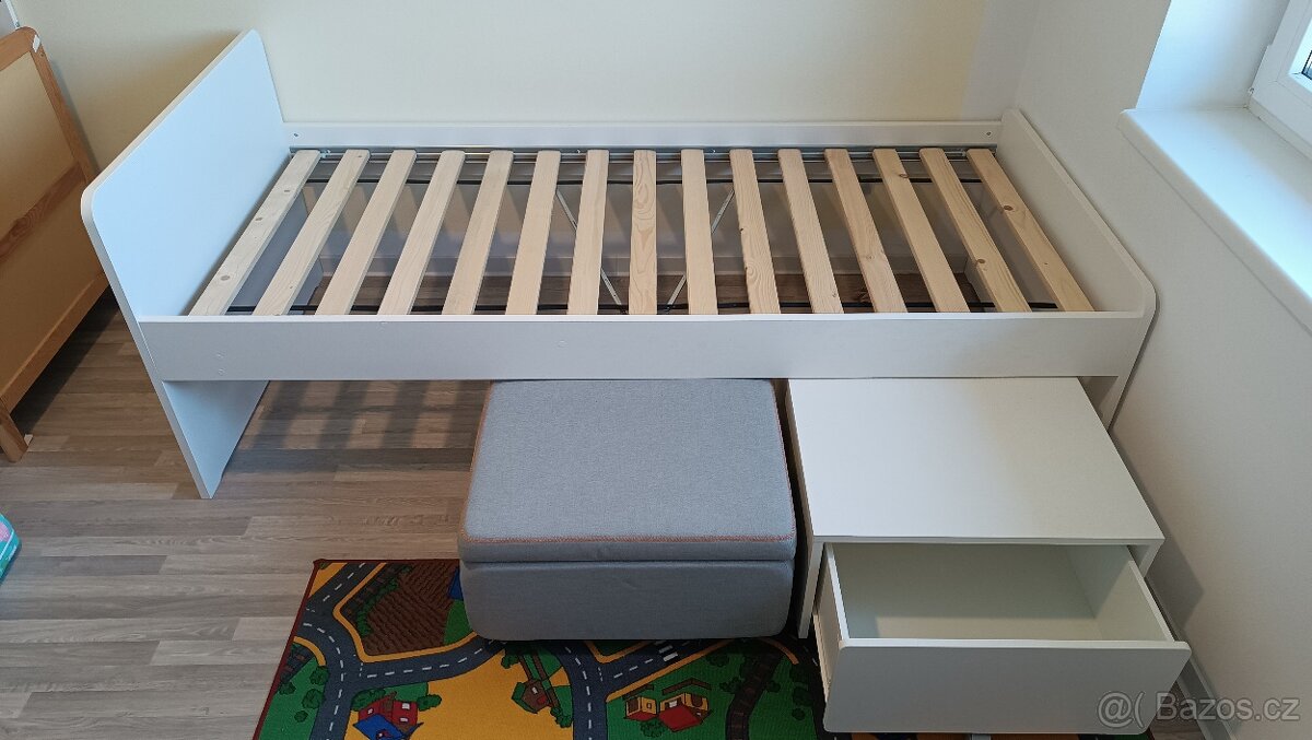 Taburet s úložným prostorem IKEA SLAKT, super stav a cena