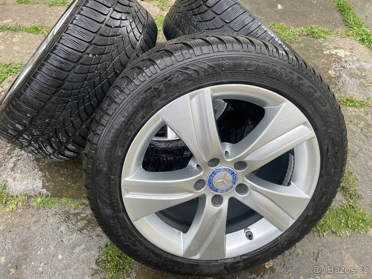 Originální sada kol Mercedes W212/S212, 245/45/17 zimní