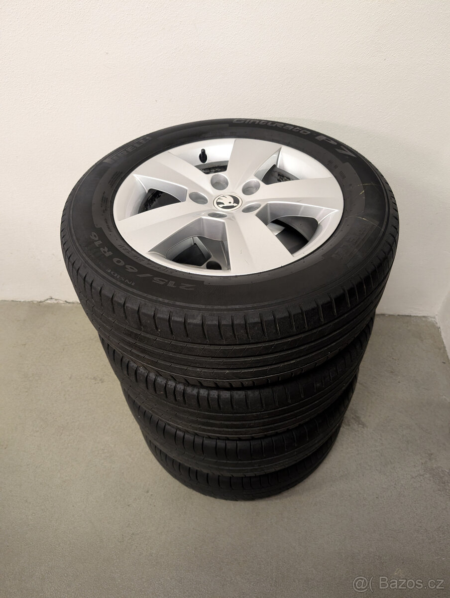 Alu kola letní 215/60 R16 Superb 3