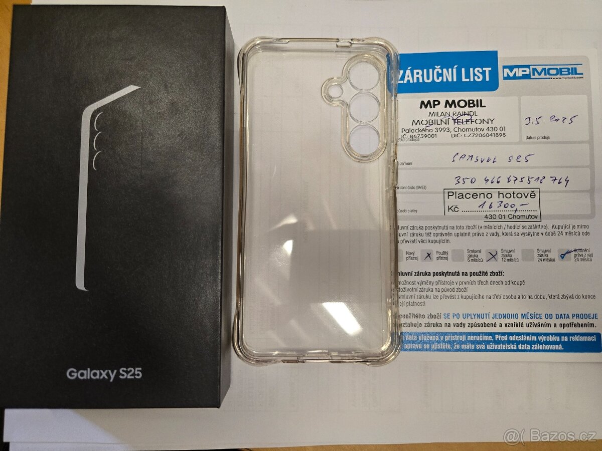 Samsung S25 12/256gb Titan ZÁRUKA 5/2027