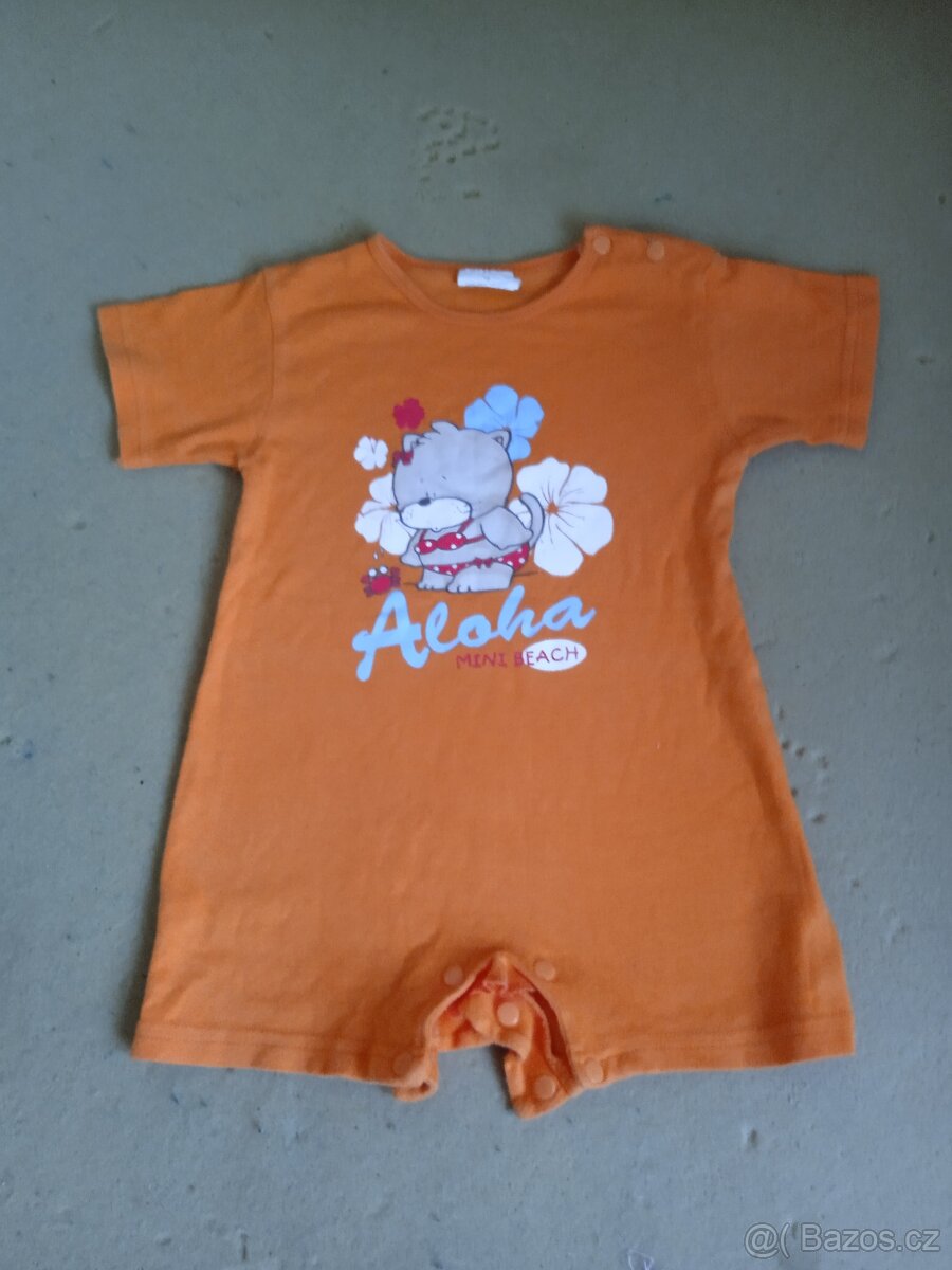 dětské body s krátkým rukávem