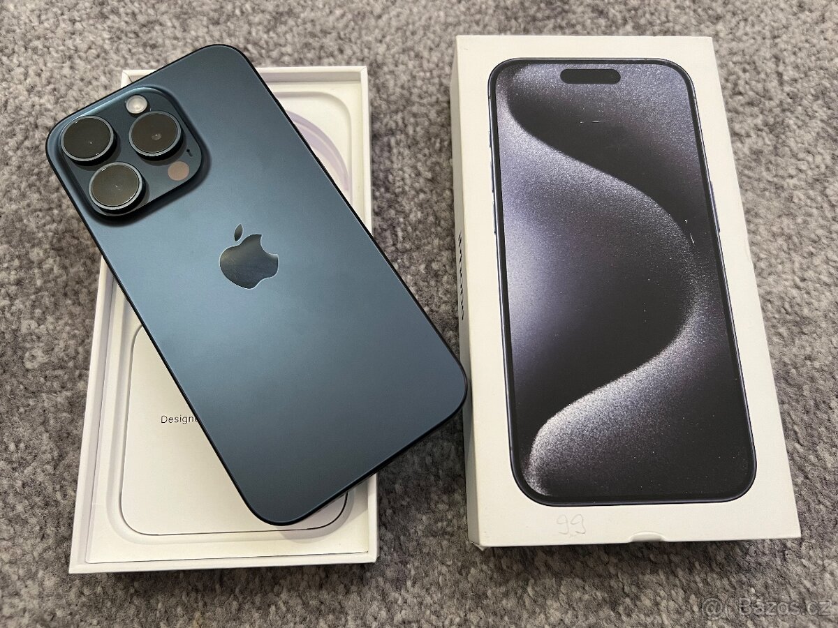 iPhone 15 PRO 128Gb…TOP stav, sim slot