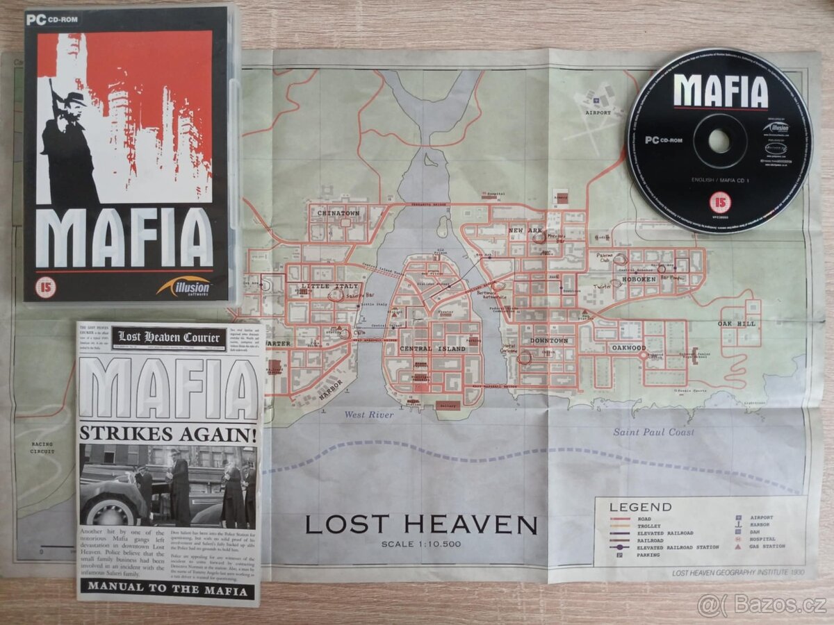PC hra Mafia 1 anglická verze