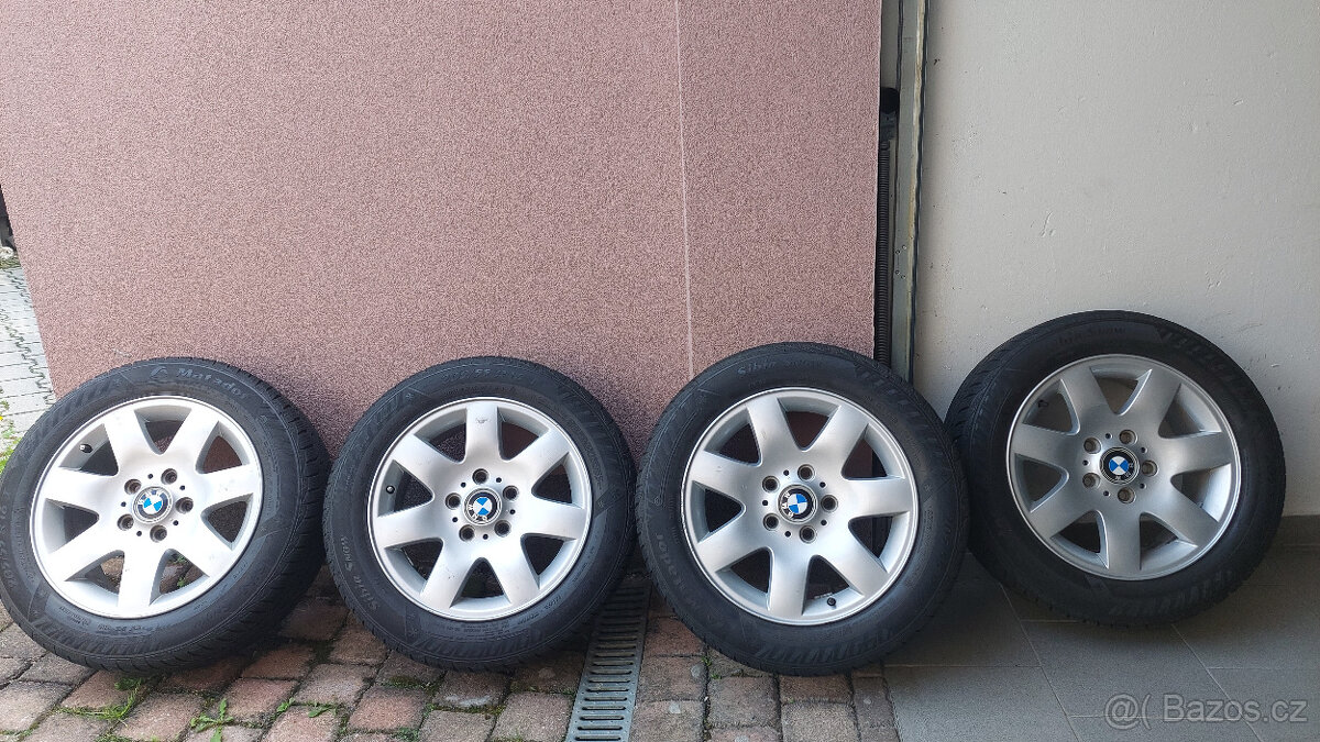 ALU kola originál BMW styling 45 + zimní pneumatiky