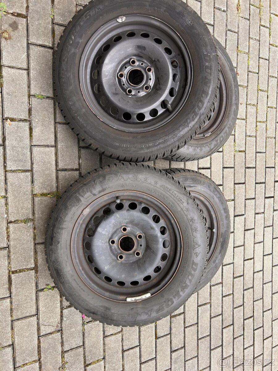 prodám pneu Dunlop WINTER SPORT 195/65R15/91H