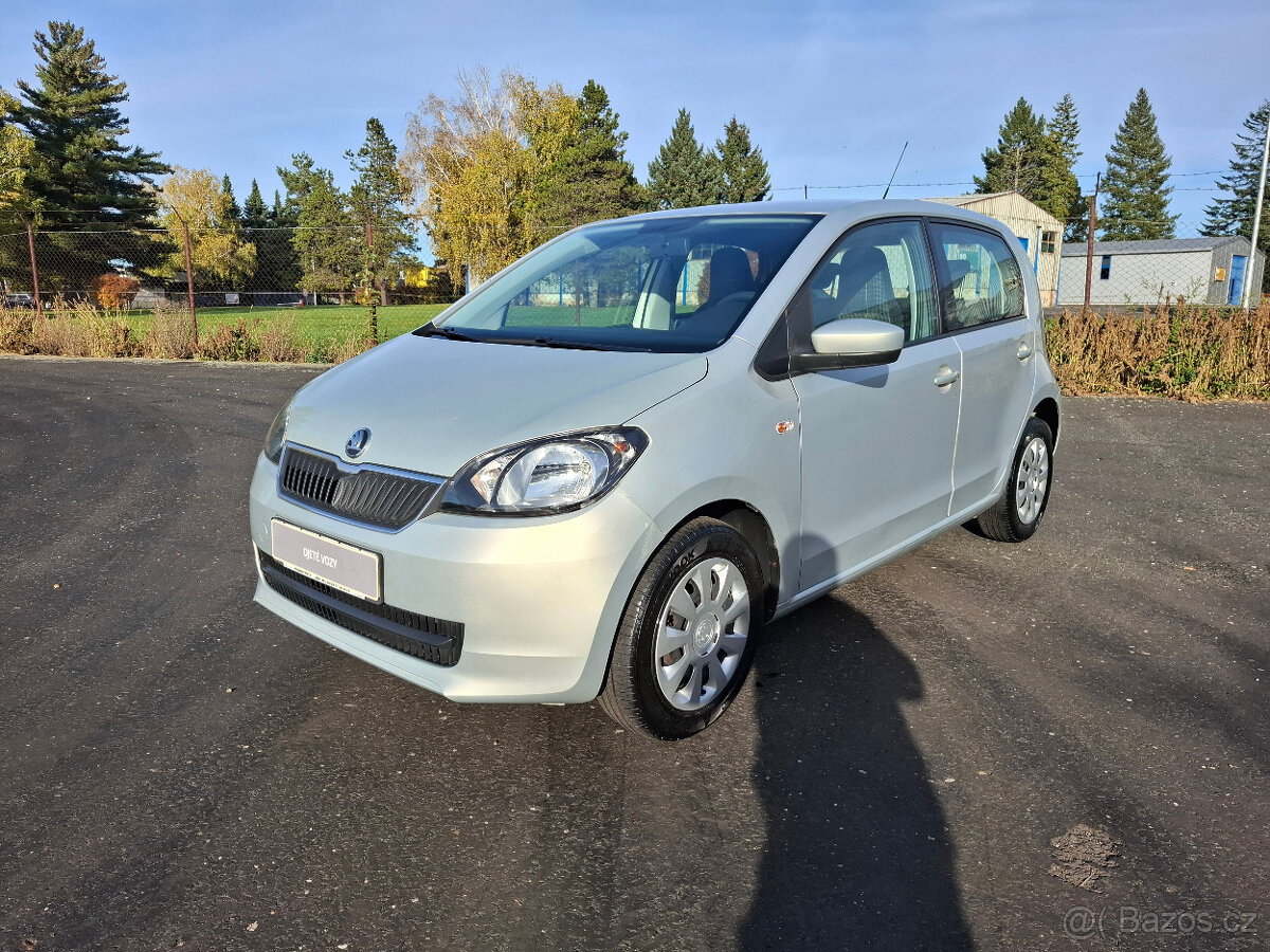 Škoda Citigo 1.0MPi 44kW,klima,5 dvéř,vyhř.sedačky