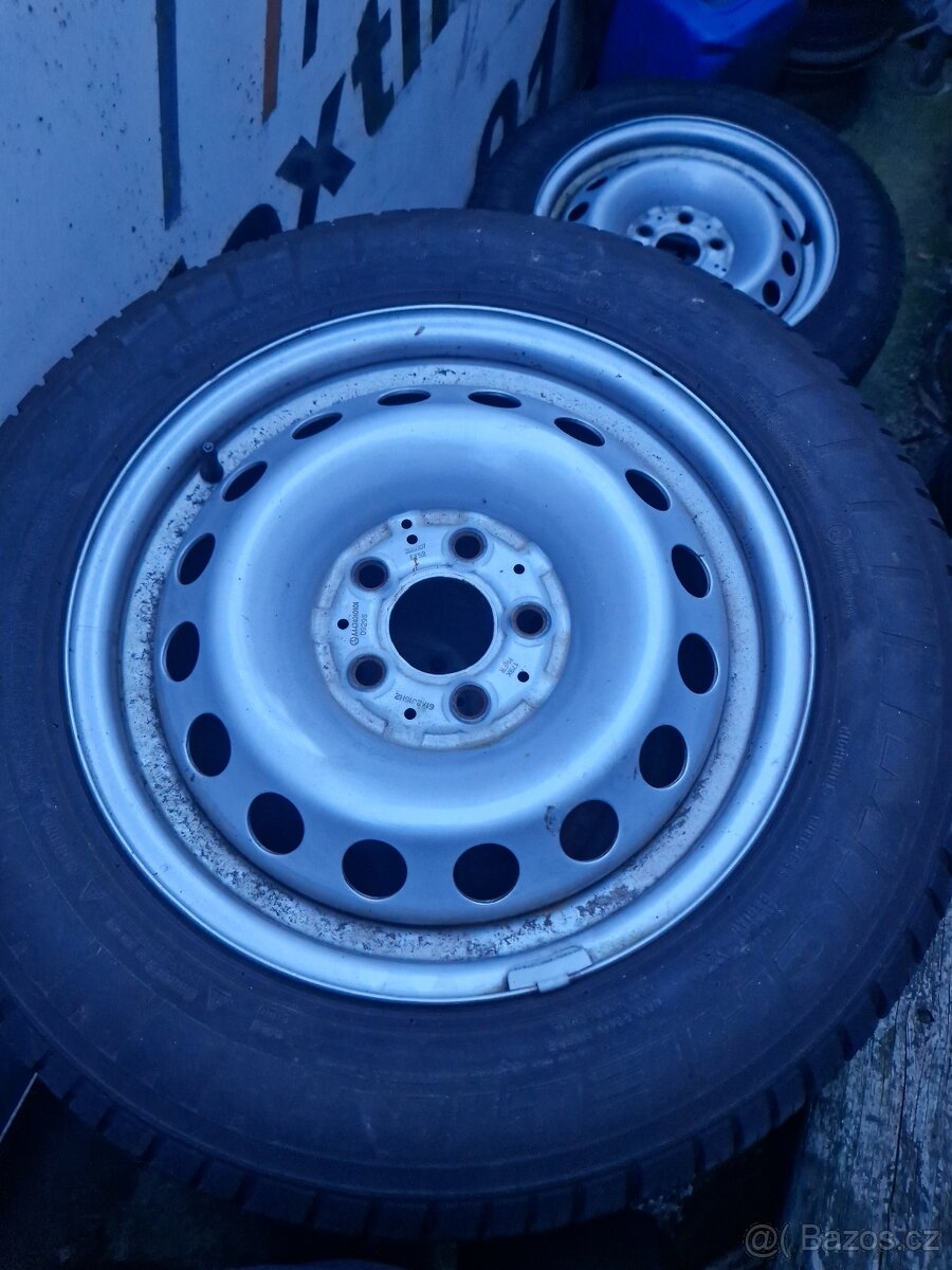 Plechová kola mercedes 5x112 16
