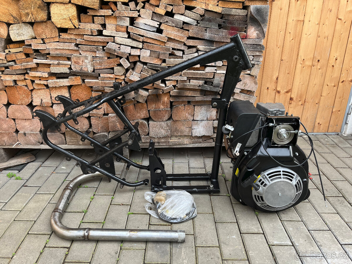 Royal Enfield Diesel rám + motor Hatz + TP