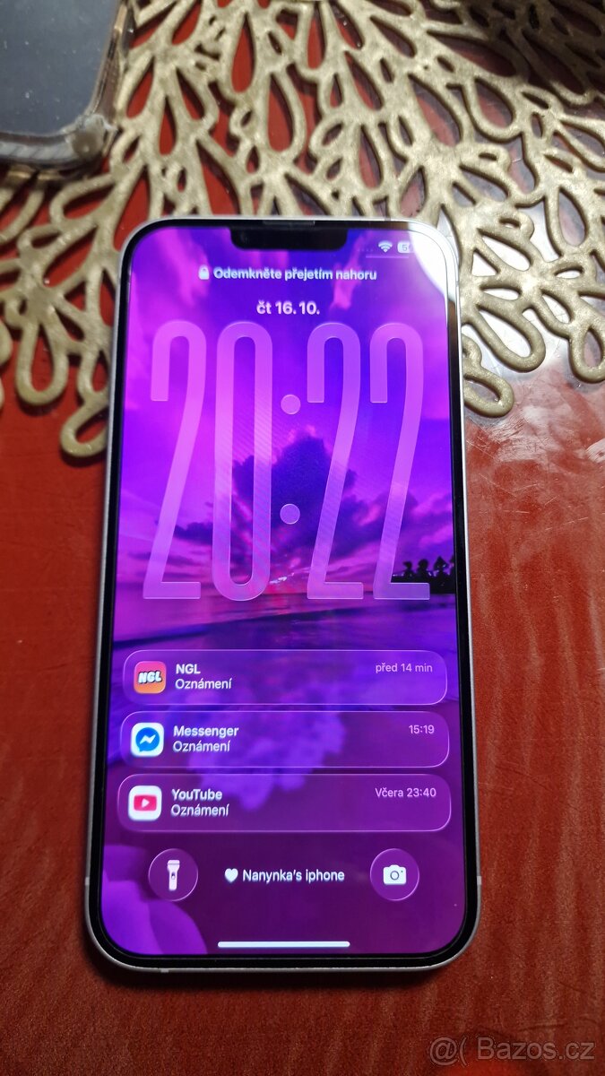 Iphone 14 plus fialová