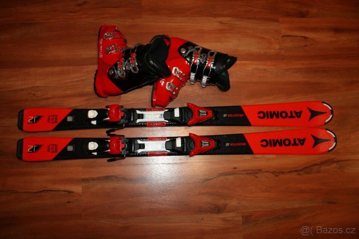 lyže Atomic Redster 120 cm , hadia koža