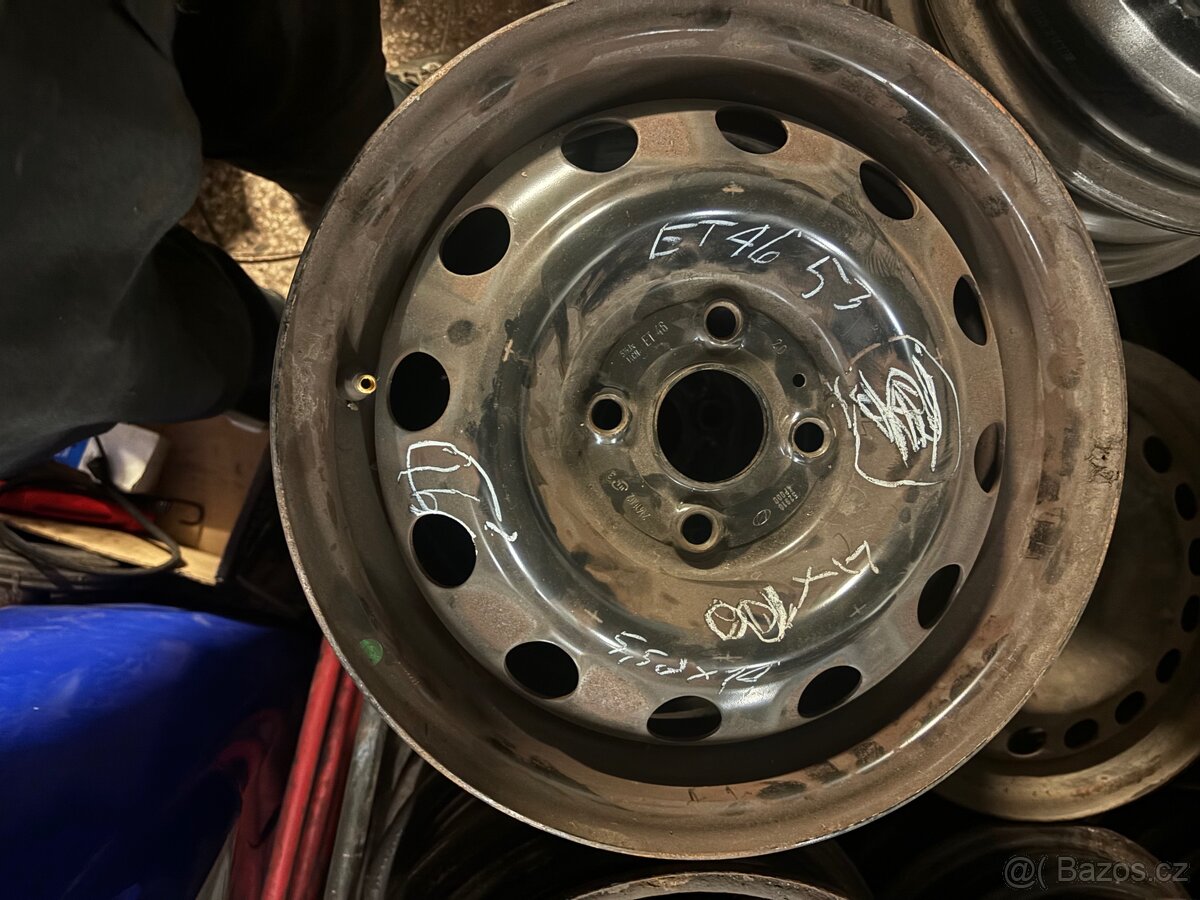 Plech disky, 5,5Jx14, hyundai, 4x100, et46