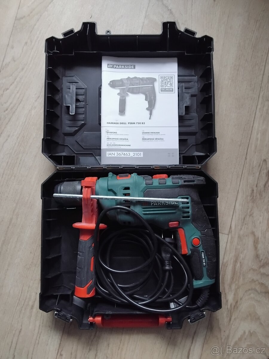 Příklepová vrtačka Parkside